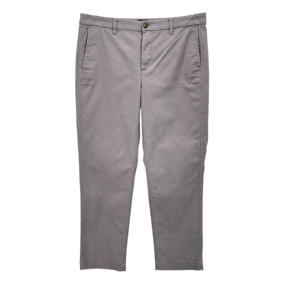 NEW J. Crew Factory Womens 12 Pants High-Rise Girlfriend Chino Ankle Straight - Picture 1 of 10